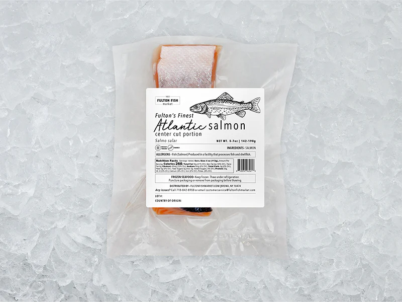 Fulton's Finest Atlantic Salmon Portion - 1ct - Image 4