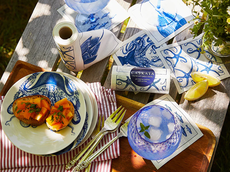 Caskata Coastal Cocktail Napkin Roll - Image 8