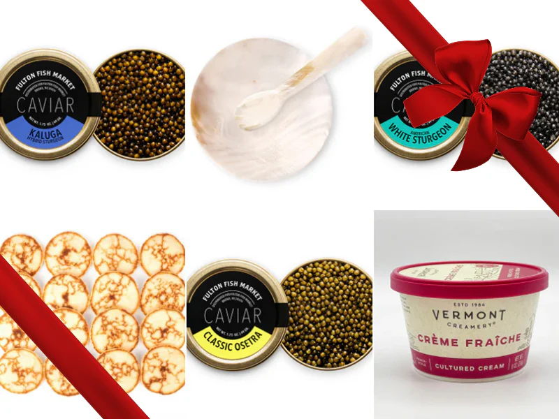 Deluxe Sturgeon Caviar Bundle - Gift