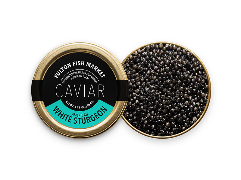 Fulton Fish Market American White Sturgeon Caviar - Image 2