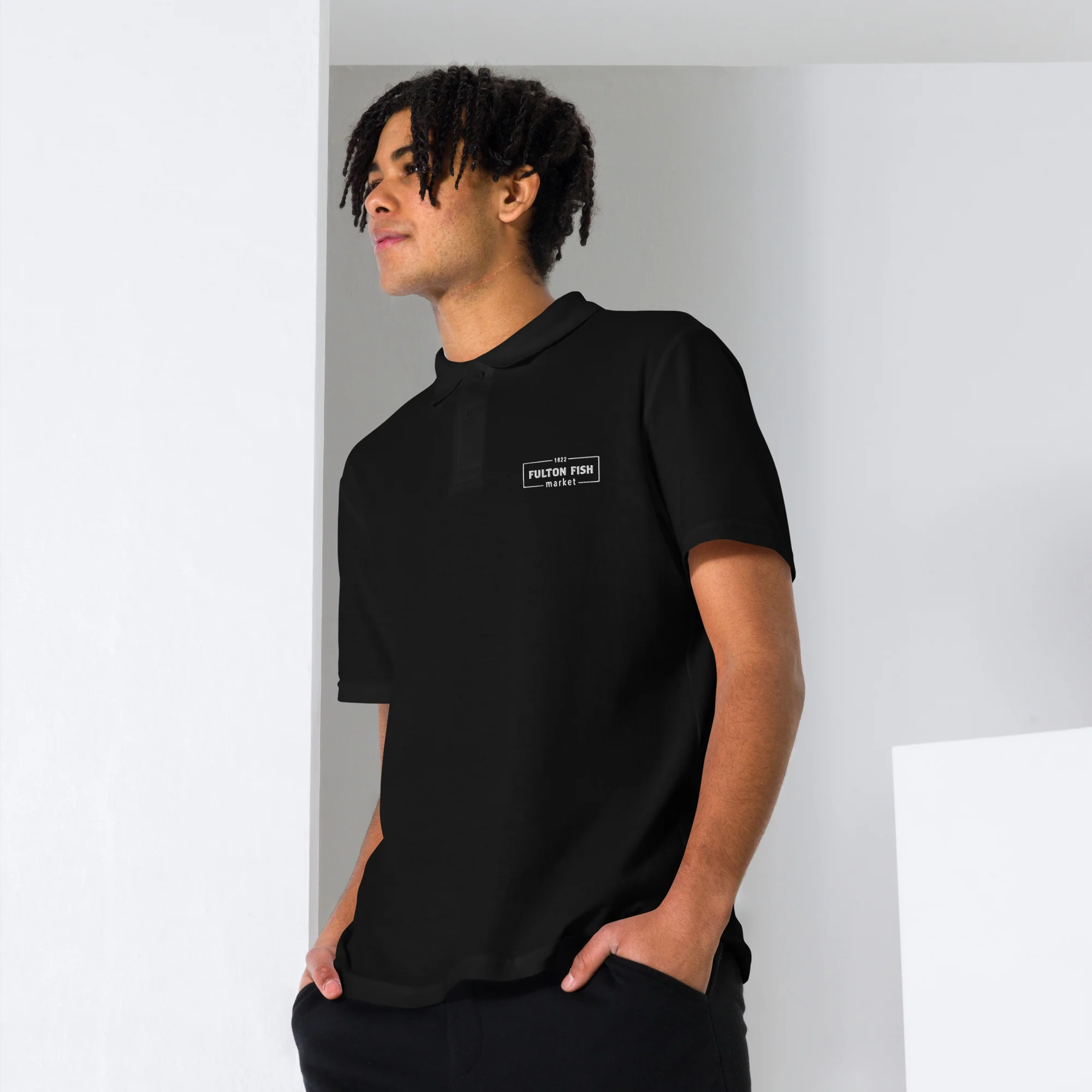 Fulton Fish Market Polo Shirt - Image 2