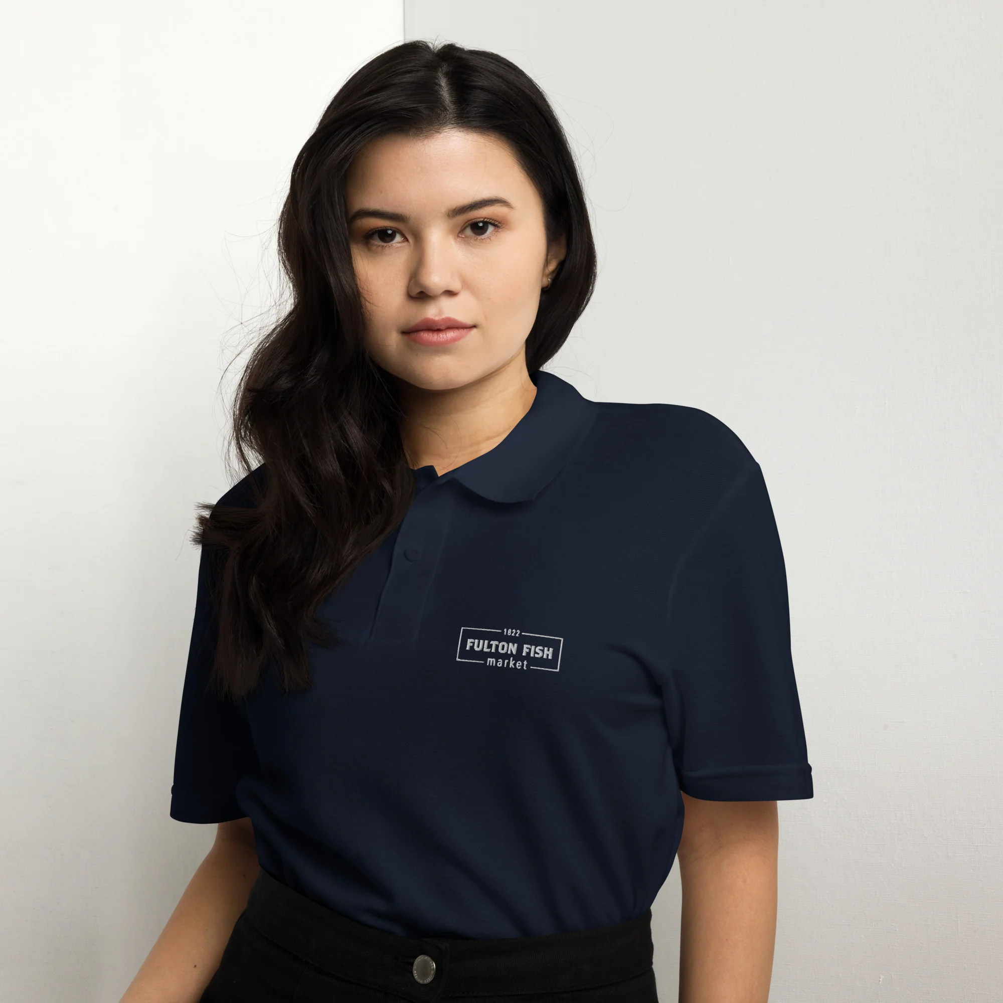 Fulton Fish Market Polo Shirt - Image 7