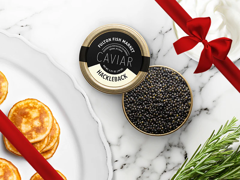 Fulton Fish Market Wild Hackleback Caviar - Gift