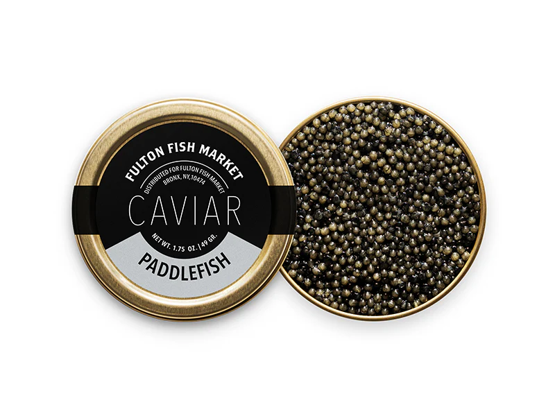 Fulton Fish Market Wild Paddlefish Caviar - Gift - Image 2