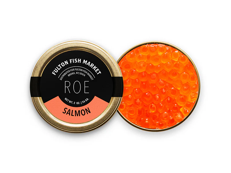 Fulton Fish Market Wild Keta Salmon Roe, Small - Image 2