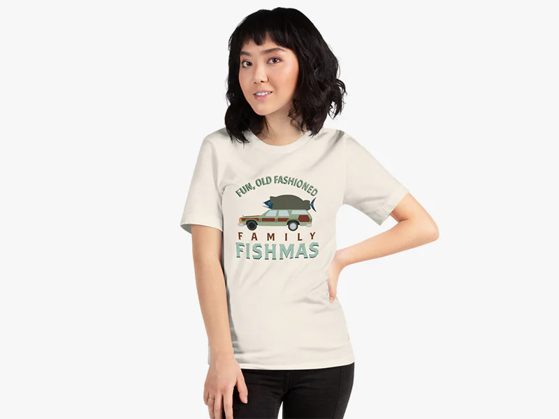 Fun, Old Fashioned Family Fishmas Unisex T-Shirt
