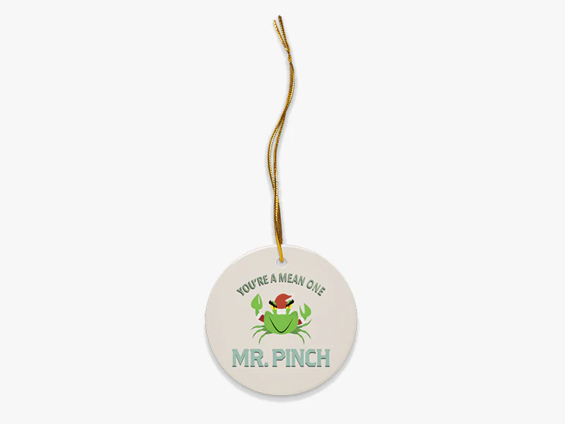 Mr. Pinch Beige Cermanic Ornament - 1ct - Image 3