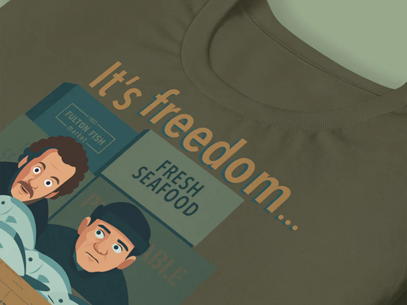 No, It's Fulton Fish Unisex T-Shirt - Image 4
