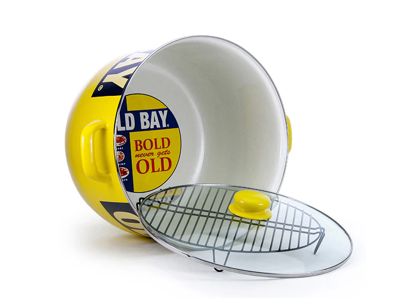 Golden Rabbit Enamelware Old Bay Stock Pot, 18 Qt - Image 2
