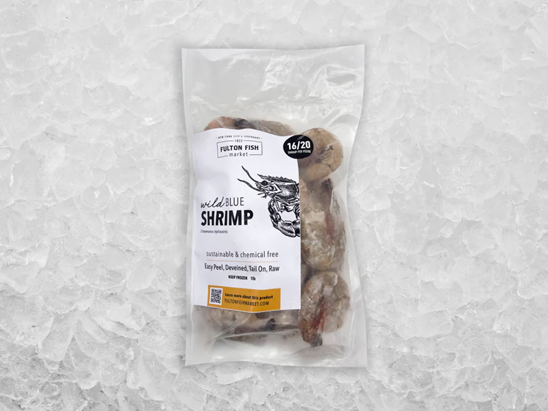 Wild Colossal Blue Shrimp, Easy Peel - 1lb - Image 2